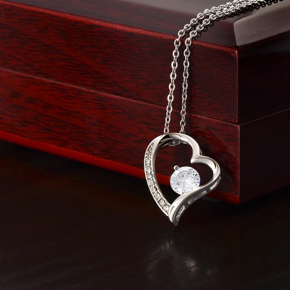 Daughter Forever Love Necklace - You Are Special To Us, From Dad & Mom