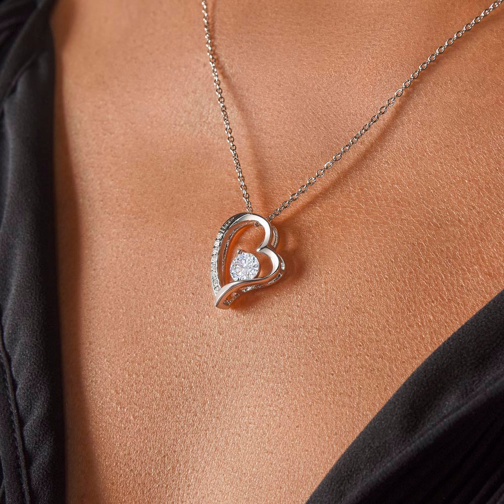 Daughter Forever Love Necklace - You Are Special To Us, From Dad & Mom