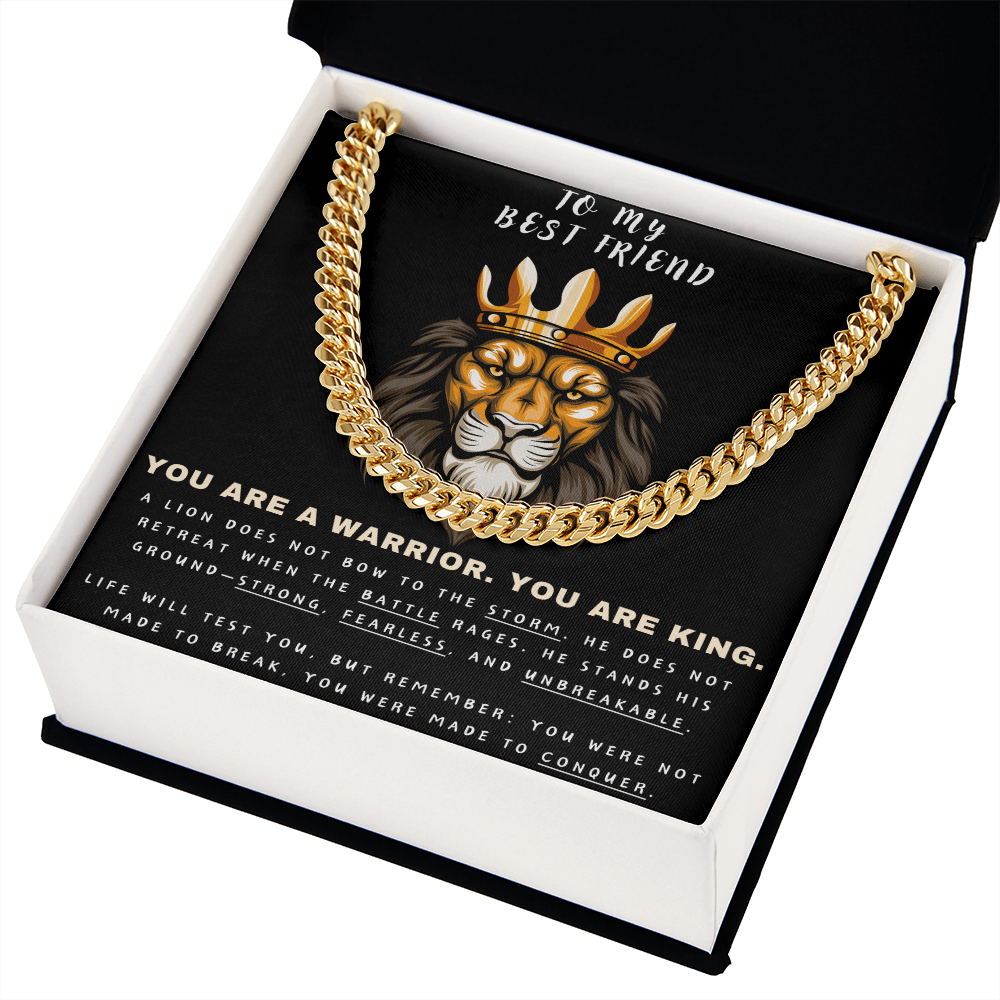 Unleash the Lion Within - Lion King Cuban  Chain