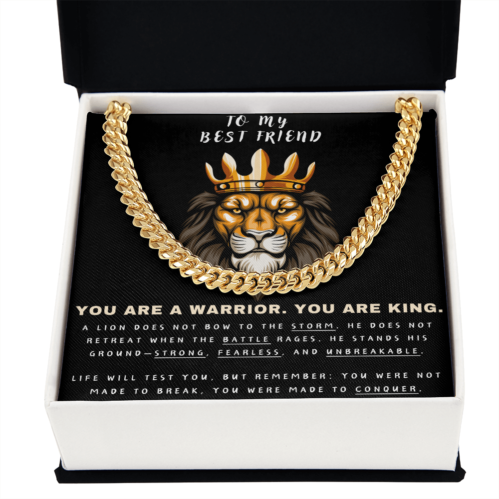 Unleash the Lion Within - Lion King Cuban  Chain