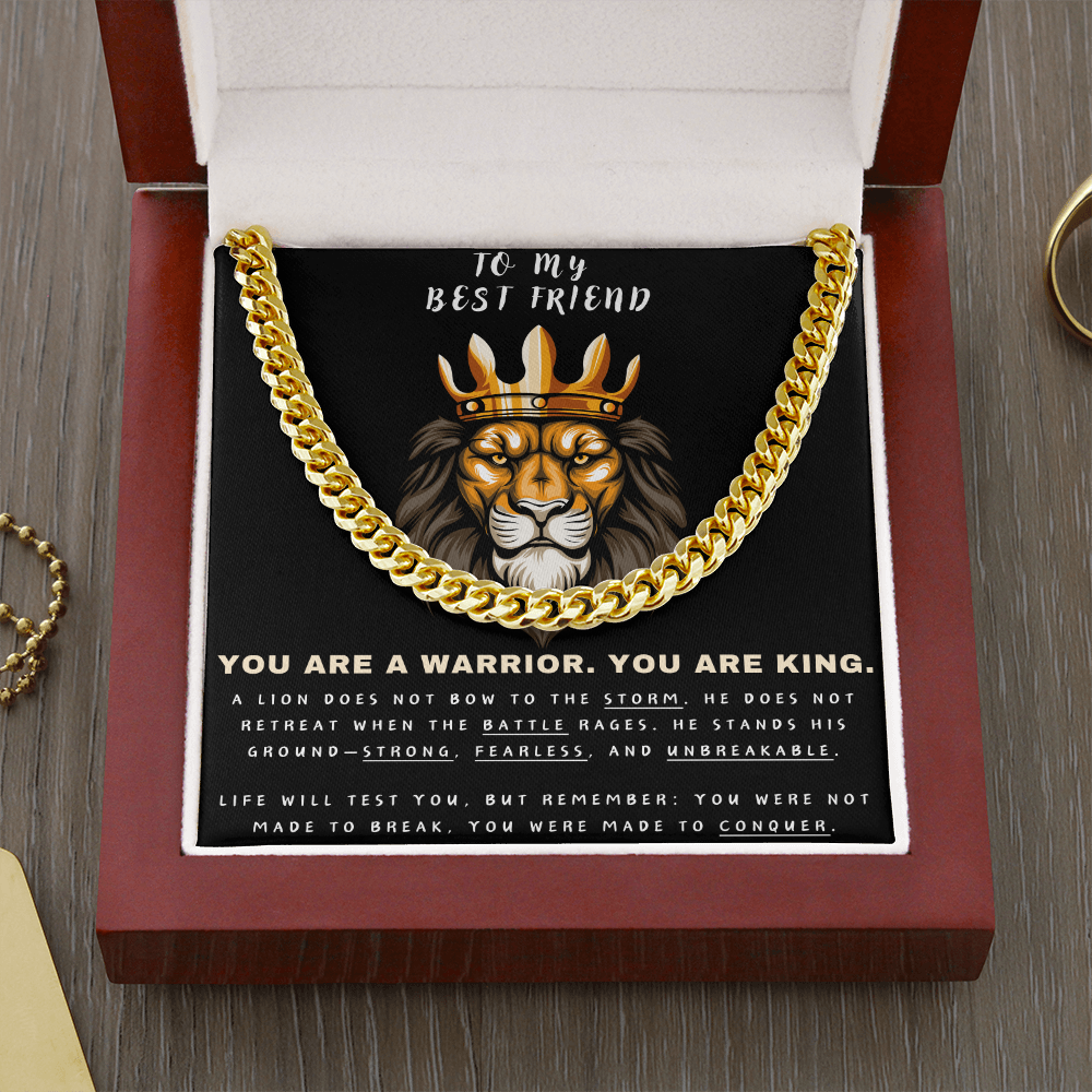 Unleash the Lion Within - Lion King Cuban  Chain