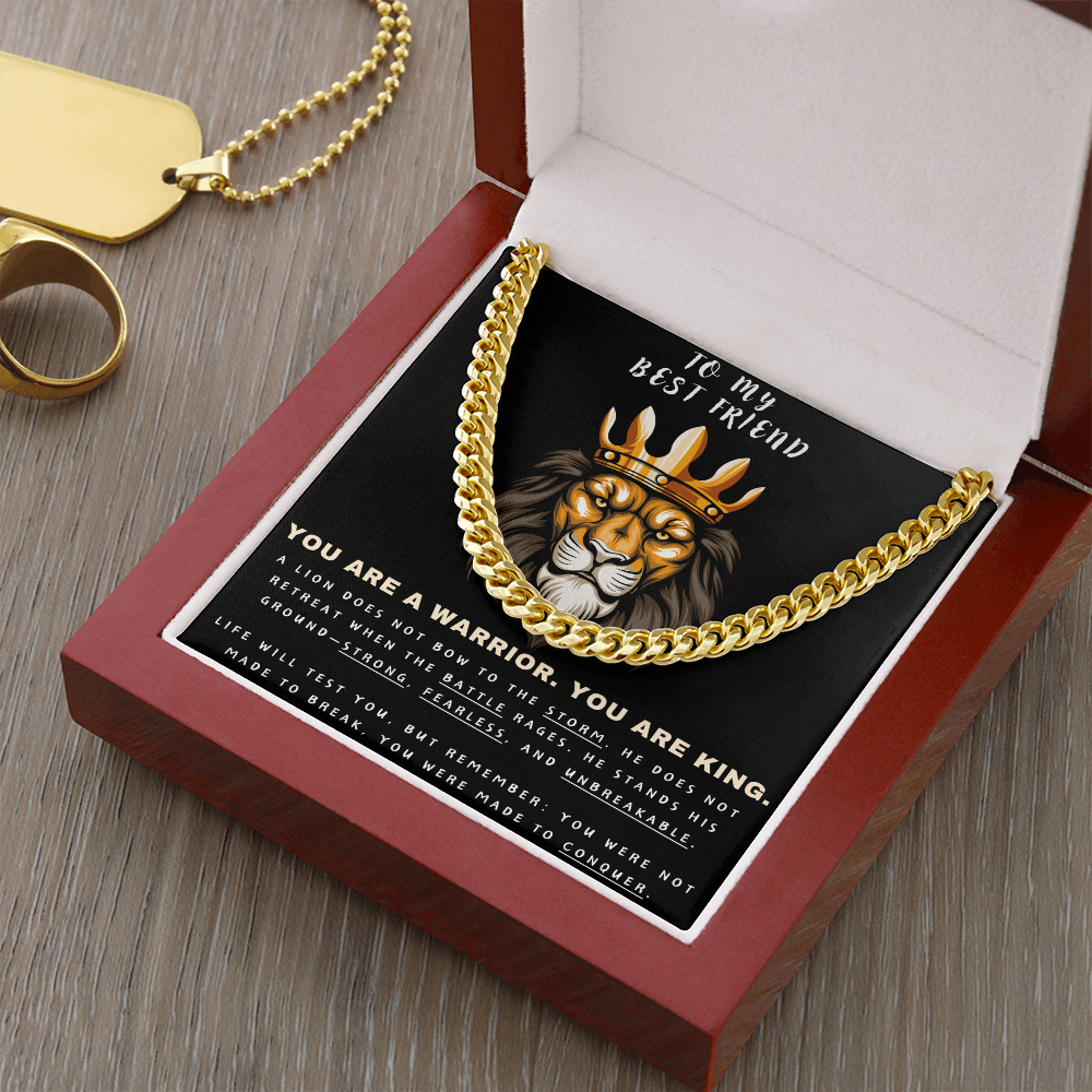 Unleash the Lion Within - Lion King Cuban  Chain