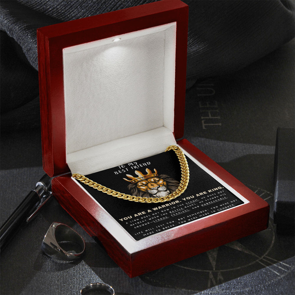 Unleash the Lion Within - Lion King Cuban  Chain