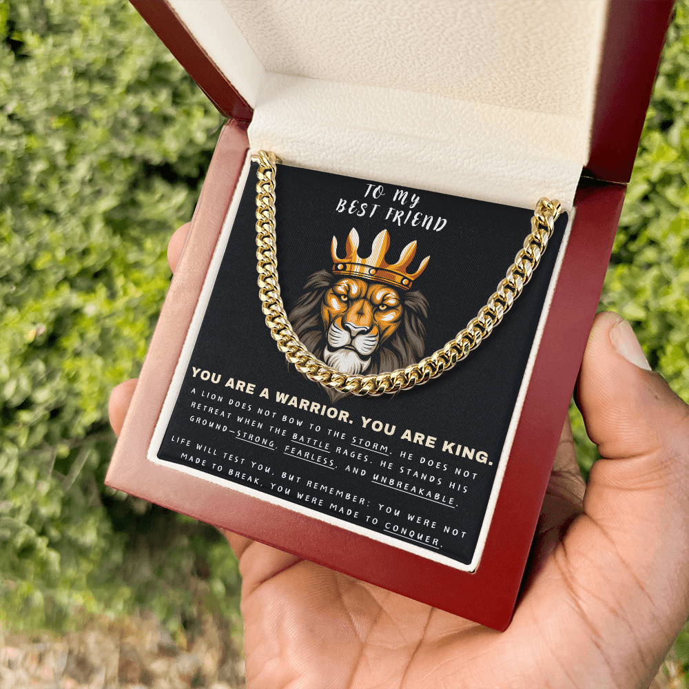Unleash the Lion Within - Lion King Cuban  Chain