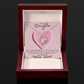 Daughter Forever Love Necklace - You Are Special To Us, From Dad & Mom - Glittering Heights