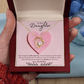 Daughter Forever Love Necklace - You Are Special To Us, From Dad & Mom - Glittering Heights