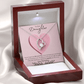 Daughter Forever Love Necklace - You Are Special To Us, From Dad & Mom - Glittering Heights