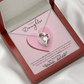Daughter Forever Love Necklace - You Are Special To Us, From Dad & Mom - Glittering Heights
