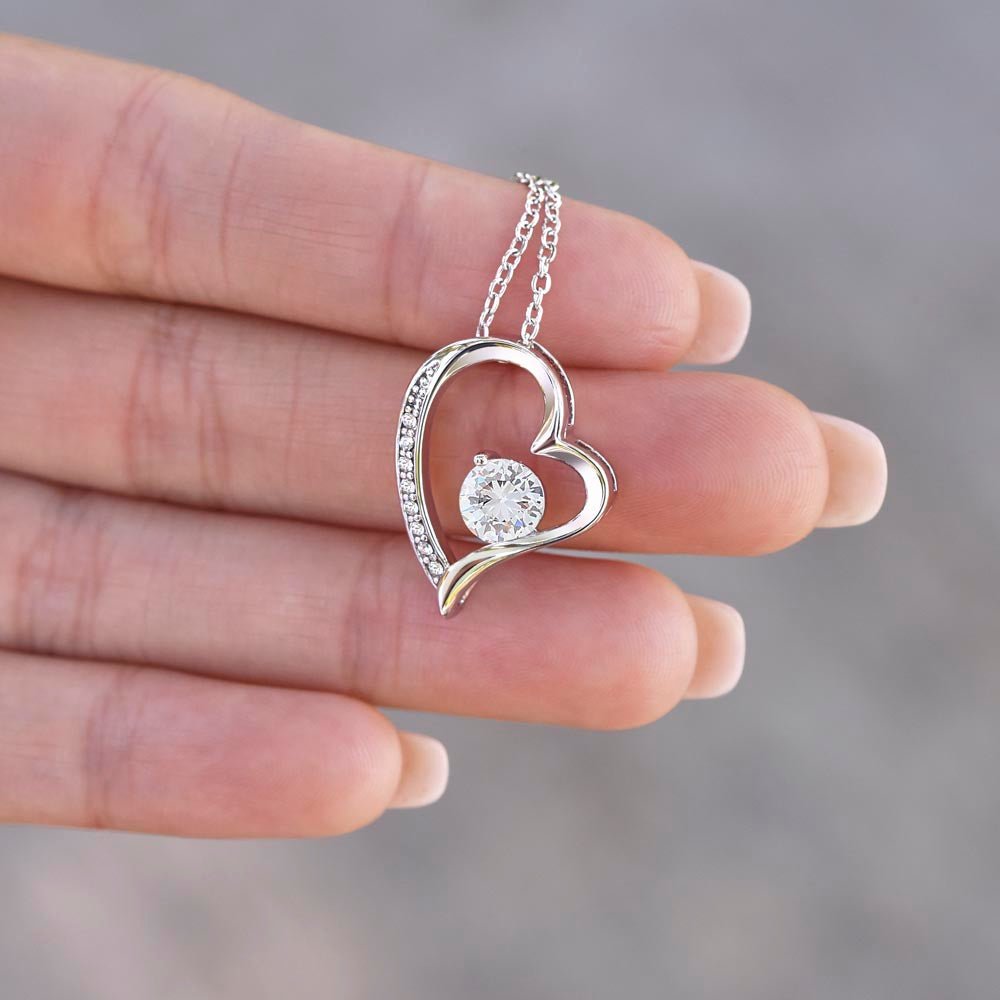 Daughter Forever Love Necklace - You Are Special To Us, From Dad & Mom - Glittering Heights