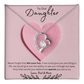 Daughter Forever Love Necklace - You Are Special To Us, From Dad & Mom - Glittering Heights
