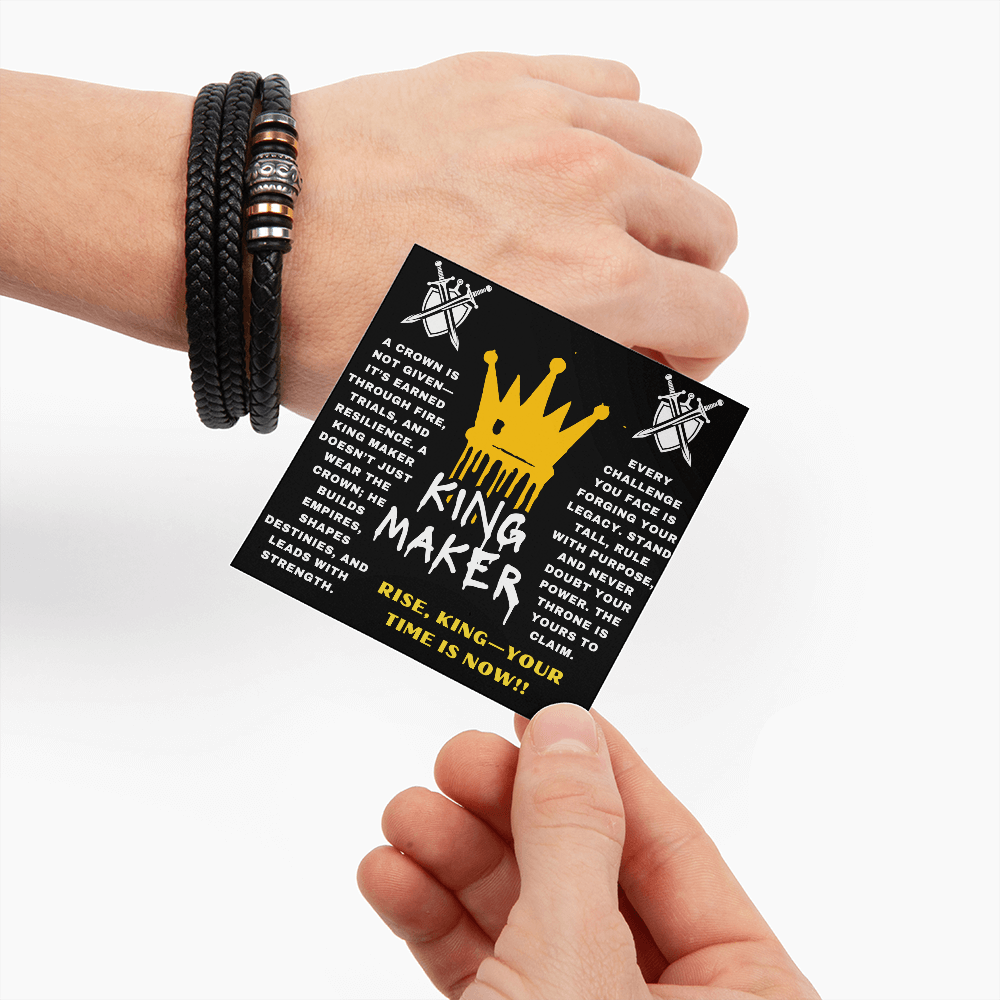 Rise King - Your Time Is Now - Love You Forever Bracelet - Glittering Heights