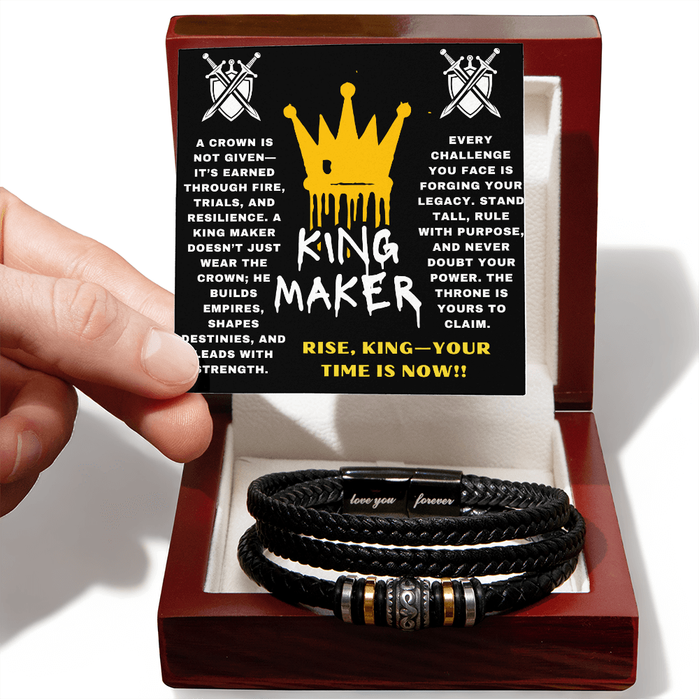 Rise King - Your Time Is Now - Love You Forever Bracelet - Glittering Heights