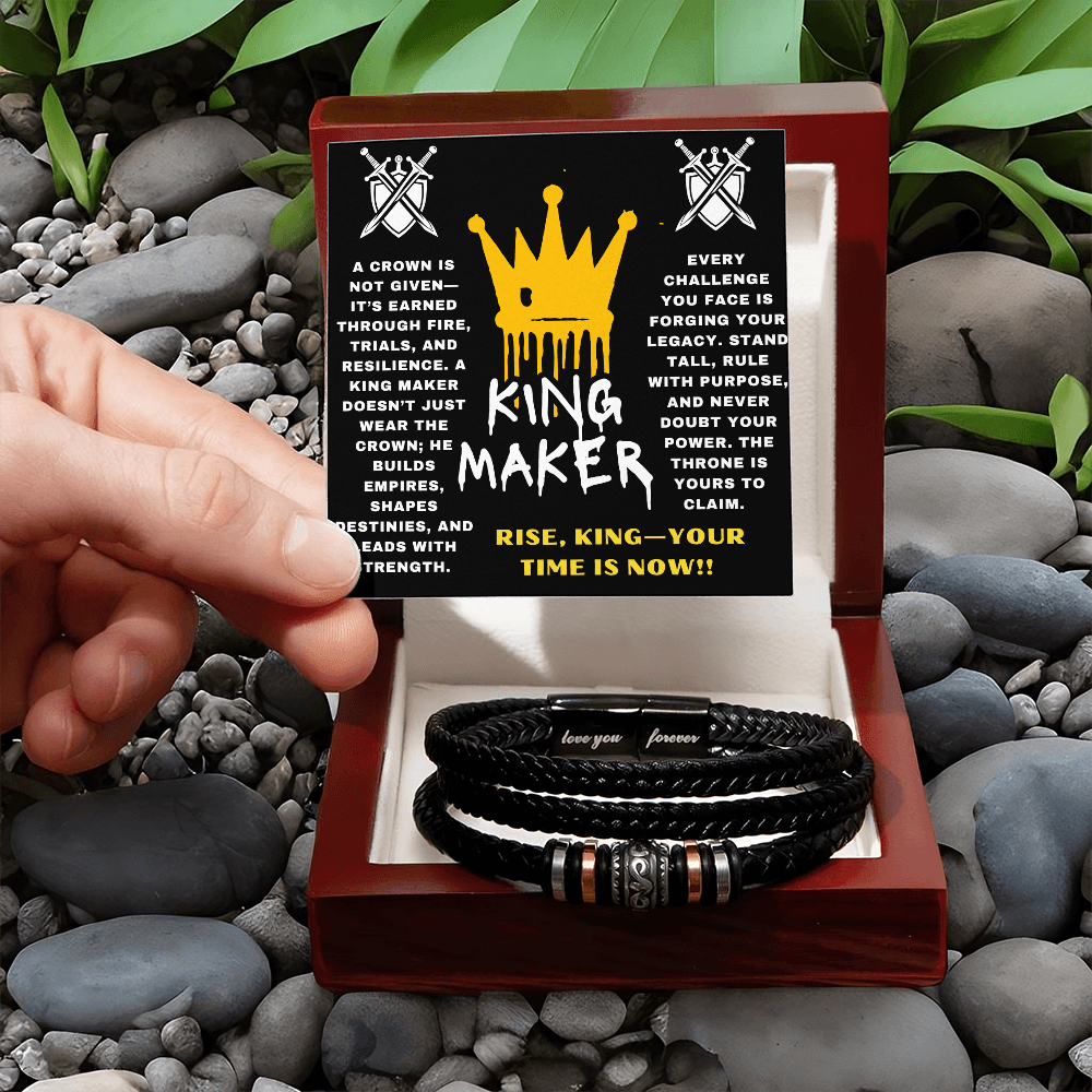 Rise King - Your Time Is Now - Love You Forever Bracelet - Glittering Heights