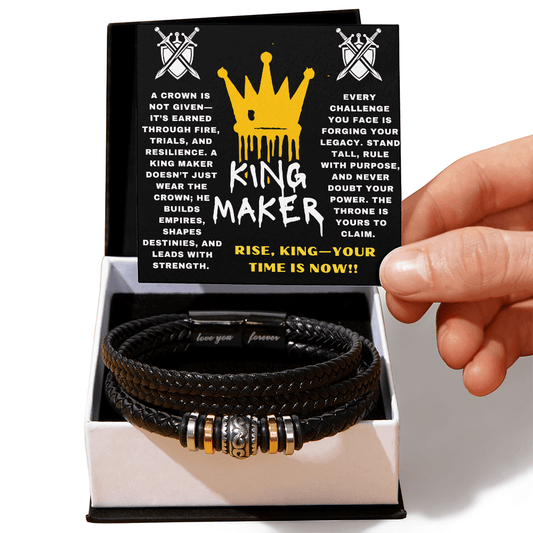 Rise King - Your Time Is Now - Love You Forever Bracelet - Glittering Heights
