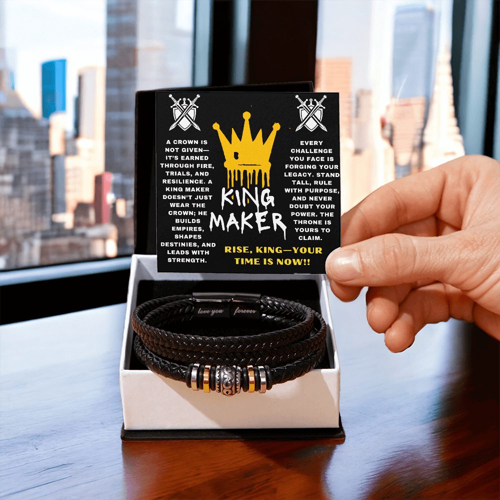 Rise King - Your Time Is Now - Love You Forever Bracelet - Glittering Heights