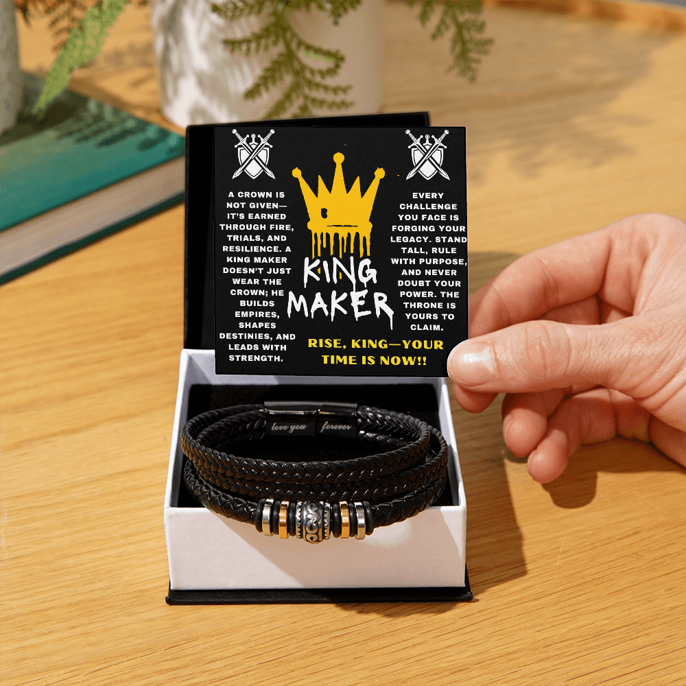 Rise King - Your Time Is Now - Love You Forever Bracelet - Glittering Heights