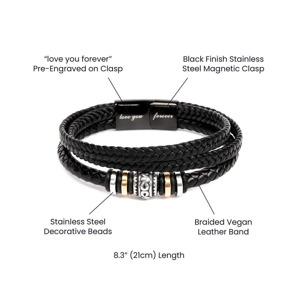 Rise King - Your Time Is Now - Love You Forever Bracelet - Glittering Heights