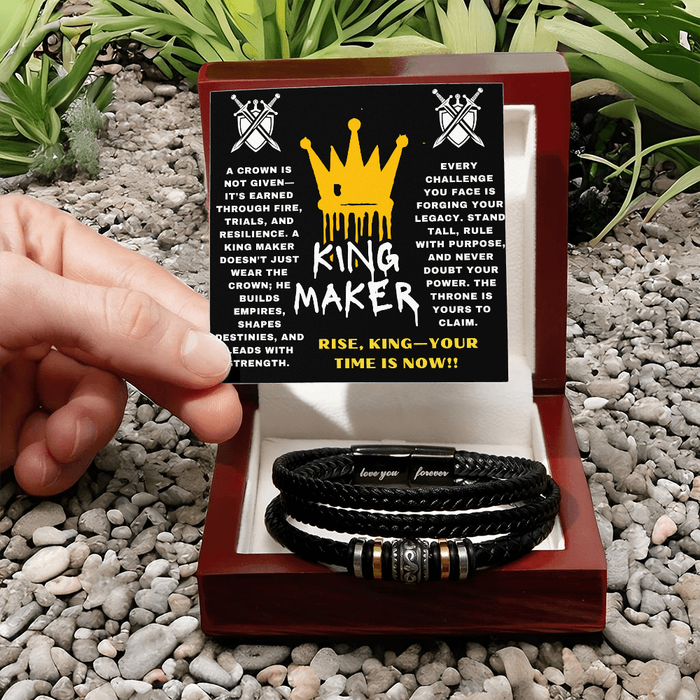 Rise King - Your Time Is Now - Love You Forever Bracelet - Glittering Heights