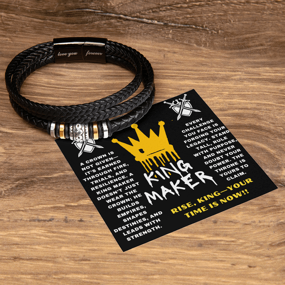 Rise King - Your Time Is Now - Love You Forever Bracelet - Glittering Heights
