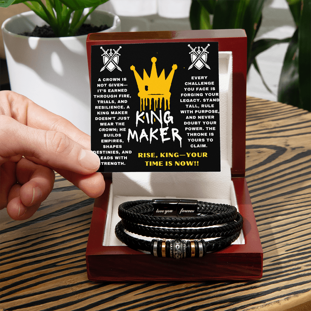 Rise King - Your Time Is Now - Love You Forever Bracelet - Glittering Heights