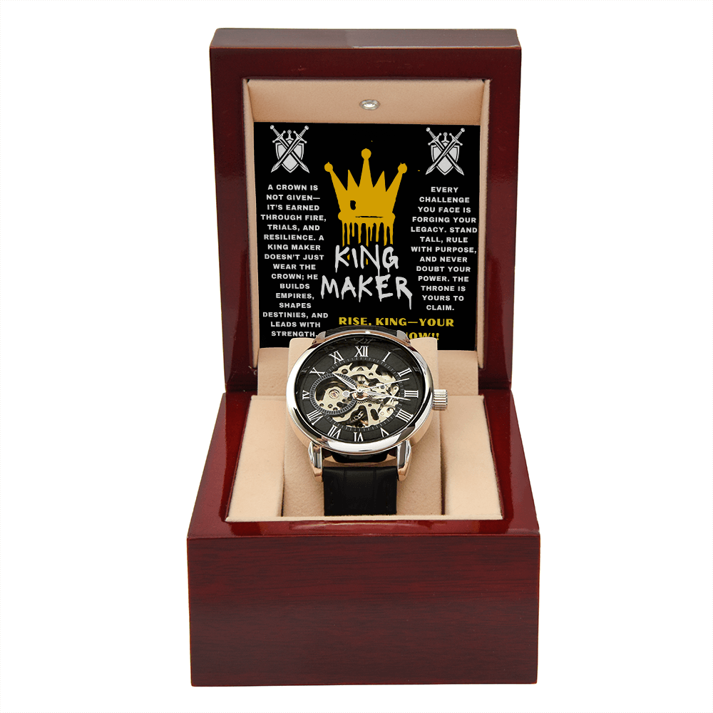 Rise, King - Your Time Is Now - Openwork Watch - Glittering Heights