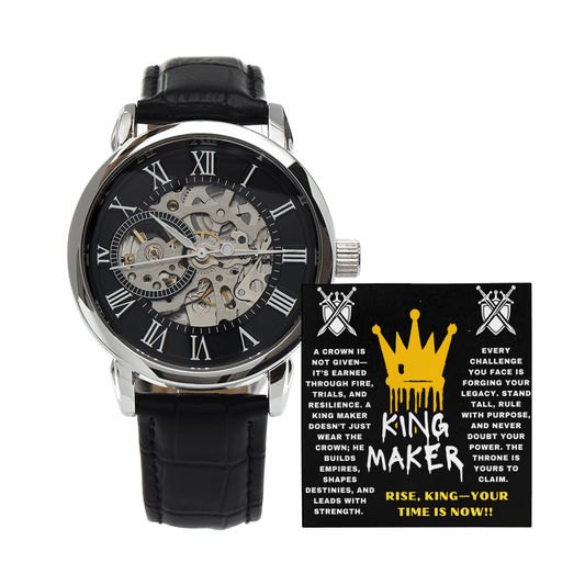 Rise, King - Your Time Is Now - Openwork Watch - Glittering Heights