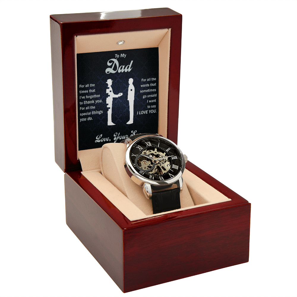 Thank You Dad - Openwork Watch - Glittering Heights