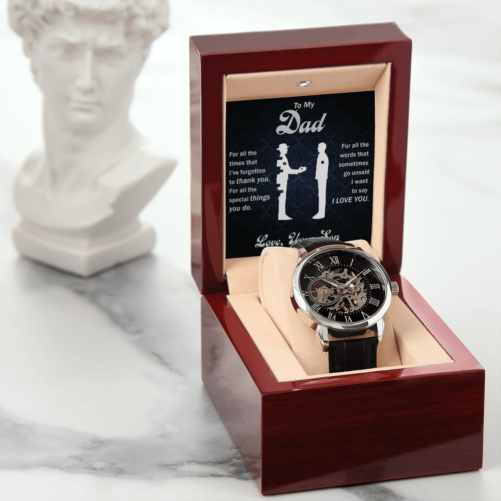 Thank You Dad - Openwork Watch - Glittering Heights