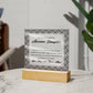 To My Awesome Daughter - LED Acrylic Plaque - Glittering Heights