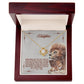 To My Beautiful Daughter, I Promise To Love You For The Rest Of My Life - Love Knot Necklace - Glittering Heights