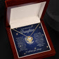 To My Beautiful Daughter - Reach For The Stars - Love Knot Necklace - Glittering Heights