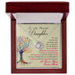 To My Beautiful Daughter, You Are Special To Me - Love Knot Necklace - Glittering Heights
