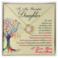 To My Beautiful Daughter, You Are Special To Me - Love Knot Necklace - Glittering Heights