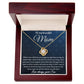 To My Beautiful Mom - You Taught Me Right - Love Knot Necklace - Glittering Heights