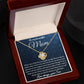 To My Beautiful Mom - You Taught Me Right - Love Knot Necklace - Glittering Heights