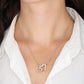 To My Beautiful Wife - You Mean So Much To Me - Interlocking Hearts Necklace - Glittering Heights