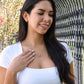 To My Beautiful Wife - You Mean So Much To Me - Interlocking Hearts Necklace - Glittering Heights