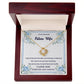 To my beloved future wife - My best friends - Love knot necklace - Glittering Heights