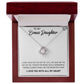 To My Bonus Daughter, Always Shine Like The Brightest Star - Love Knot Necklace - Glittering Heights