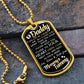 To My Dad - Love From Mommy's Tummy - Glittering Heights