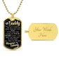 To My Dad - Love From Mommy's Tummy - Glittering Heights
