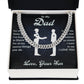 To My Dad - Thank You For All The Special Things You Do - Cuban Link Chain - Glittering Heights