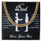 To My Dad - Thank You For All The Special Things You Do - Cuban Link Chain - Glittering Heights