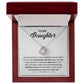 To My Daughter - Spend More Time with You - Love Knot Necklace - Glittering Heights