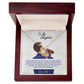To My Daughter, You_ll Always Be My Baby Girl - Love Knot Necklace - Glittering Heights