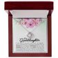To My Granddaughter, Always Keep Me In Your Heart, - Love Knot Necklace - Glittering Heights