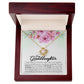 To My Granddaughter, Always Keep Me In Your Heart, - Love Knot Necklace - Glittering Heights