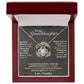 To My Granddaughter, Hold This Tight To Feel My Love - Love Knot Necklace - Glittering Heights
