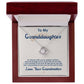 To My Granddaughter, I Love You For The Rest Of My Life - Love Knot Necklace - Glittering Heights
