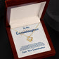 To My Granddaughter, I Love You For The Rest Of My Life - Love Knot Necklace - Glittering Heights